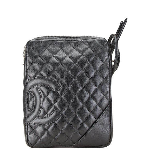 CHANEL silk COCO Mark Camellia Ribbon Camisole All-in-One one piece P45488 black 36